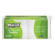 Marcal Napkins, Lunch, 2400/Count, White, PK2400 6506
